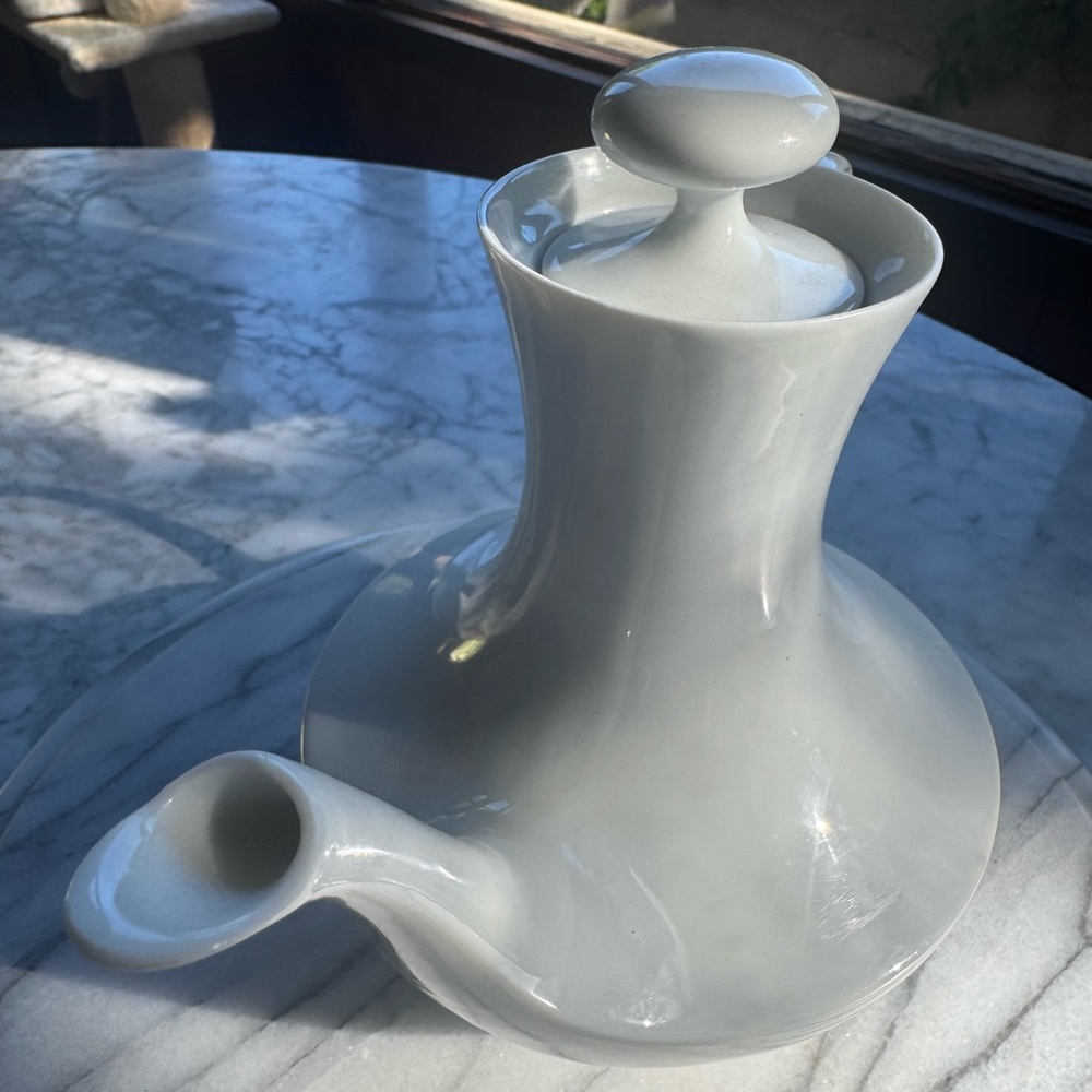 White teapot by Espana Blanca Block Bidasoa - Picture 4 of 10